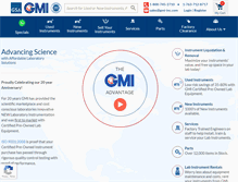 Tablet Screenshot of gmi-inc.com